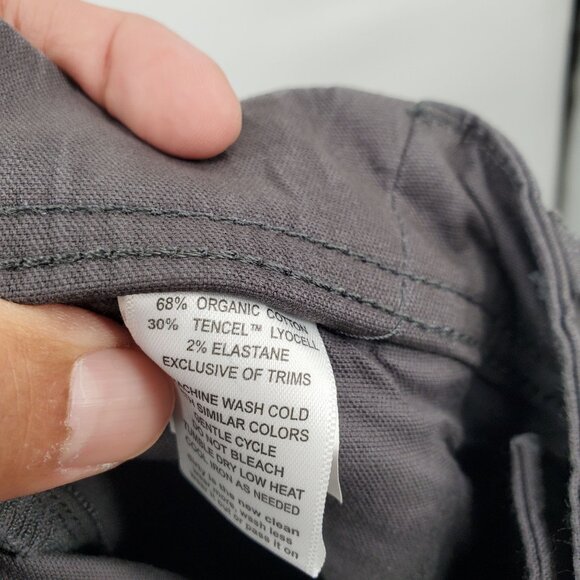 Toad & Co Earthworks Straight Leg Pant Women Size 6 NWT High Waisted Soot - Picture 12 of 16